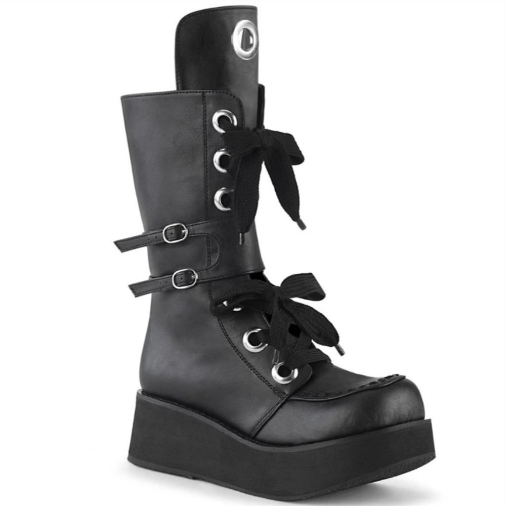 Demonia Sprite 210 Platform Lace-up Boots Size 11